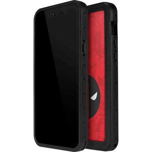 Marvel Deadpool Deadpool Emblem iPhone 15 Waterproof Case